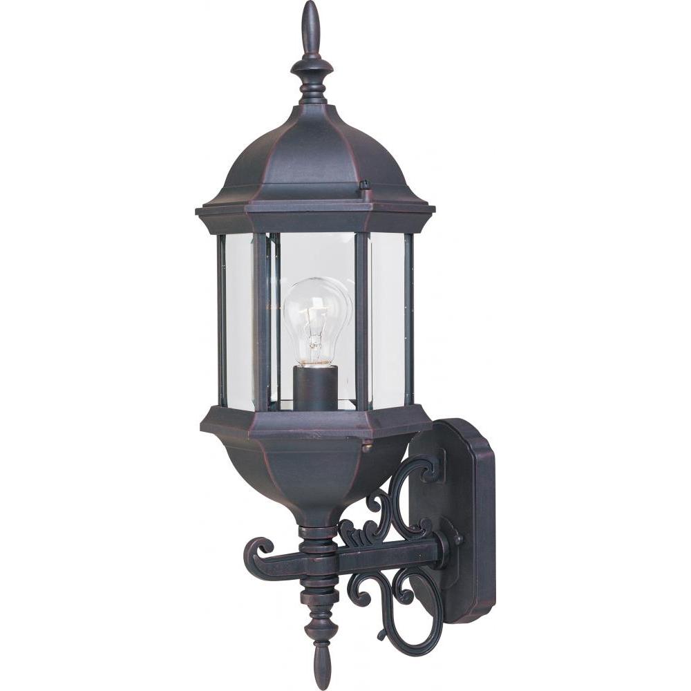 Maxim Lighting 1072CLEB Builder Cast 8 Inch Outdoor Wall Lantern – Empire Bronze