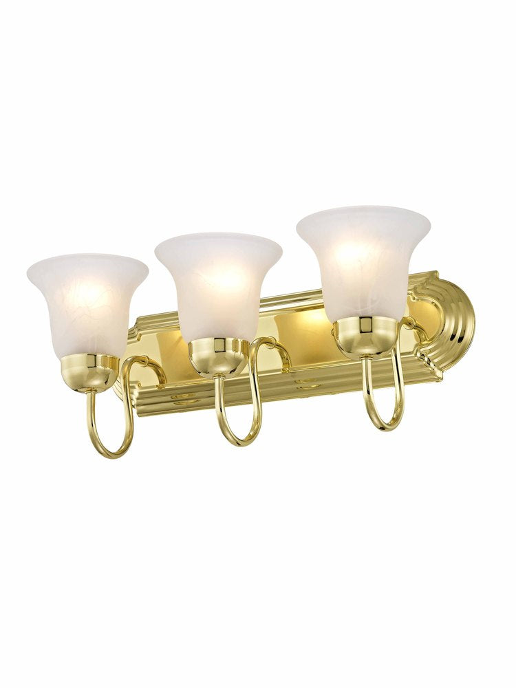 Livex Lighting RIVERA 1073-02 Bathroom Fixture Contemporary - Polished Brass