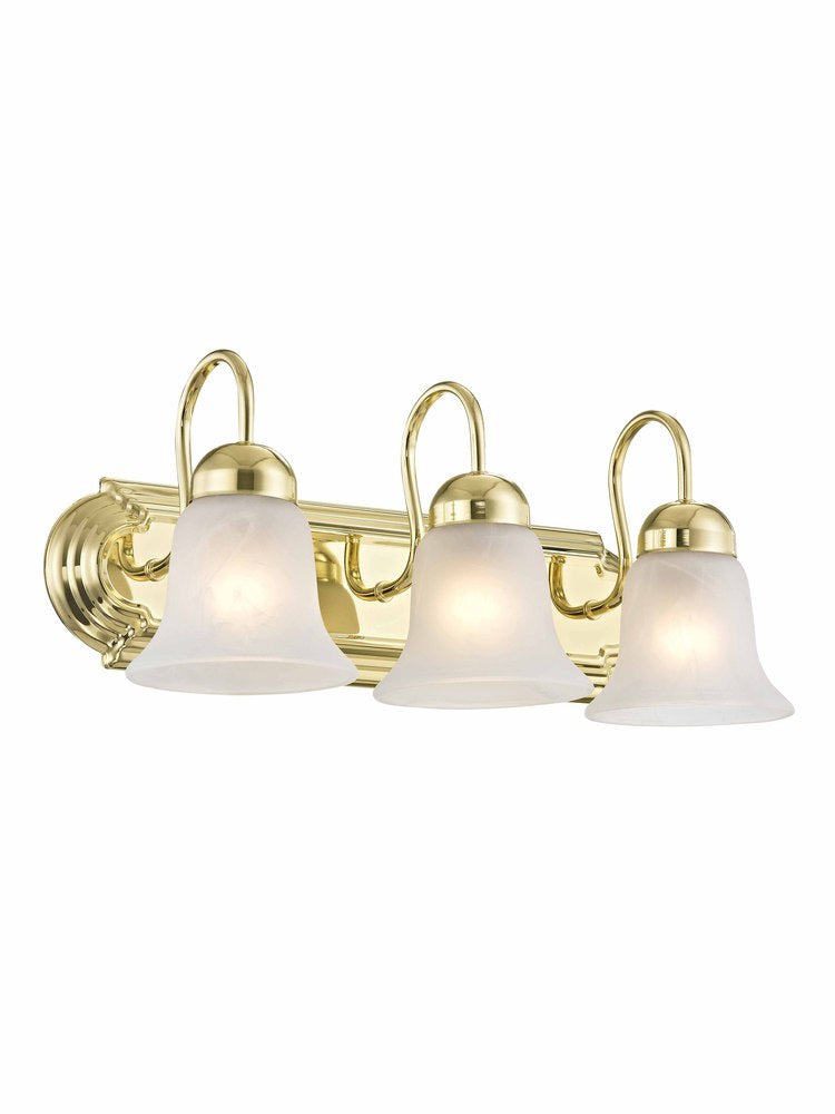 Livex Lighting RIVERA 1073-02 Bathroom Fixture Contemporary - Polished Brass