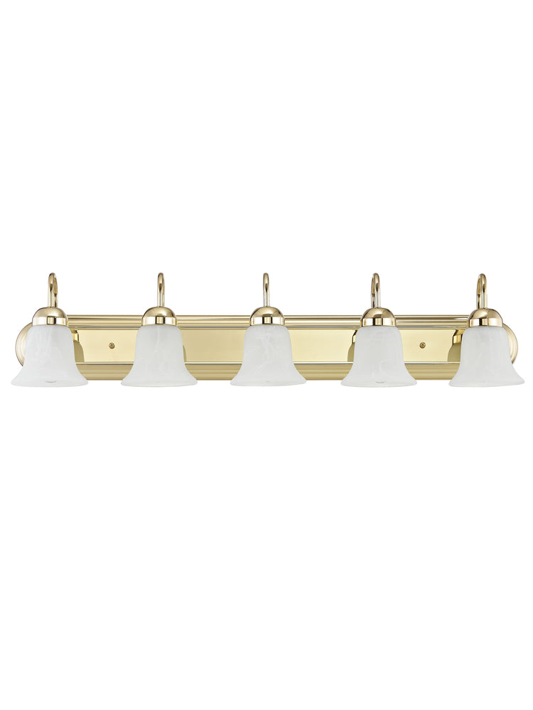 Livex Lighting RIVERA 1075-02 Bathroom Fixture Contemporary - Polished Brass