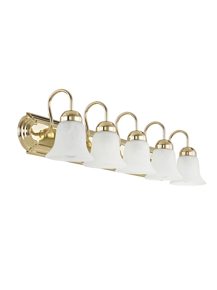 Livex Lighting RIVERA 1075-02 Bathroom Fixture Contemporary - Polished Brass