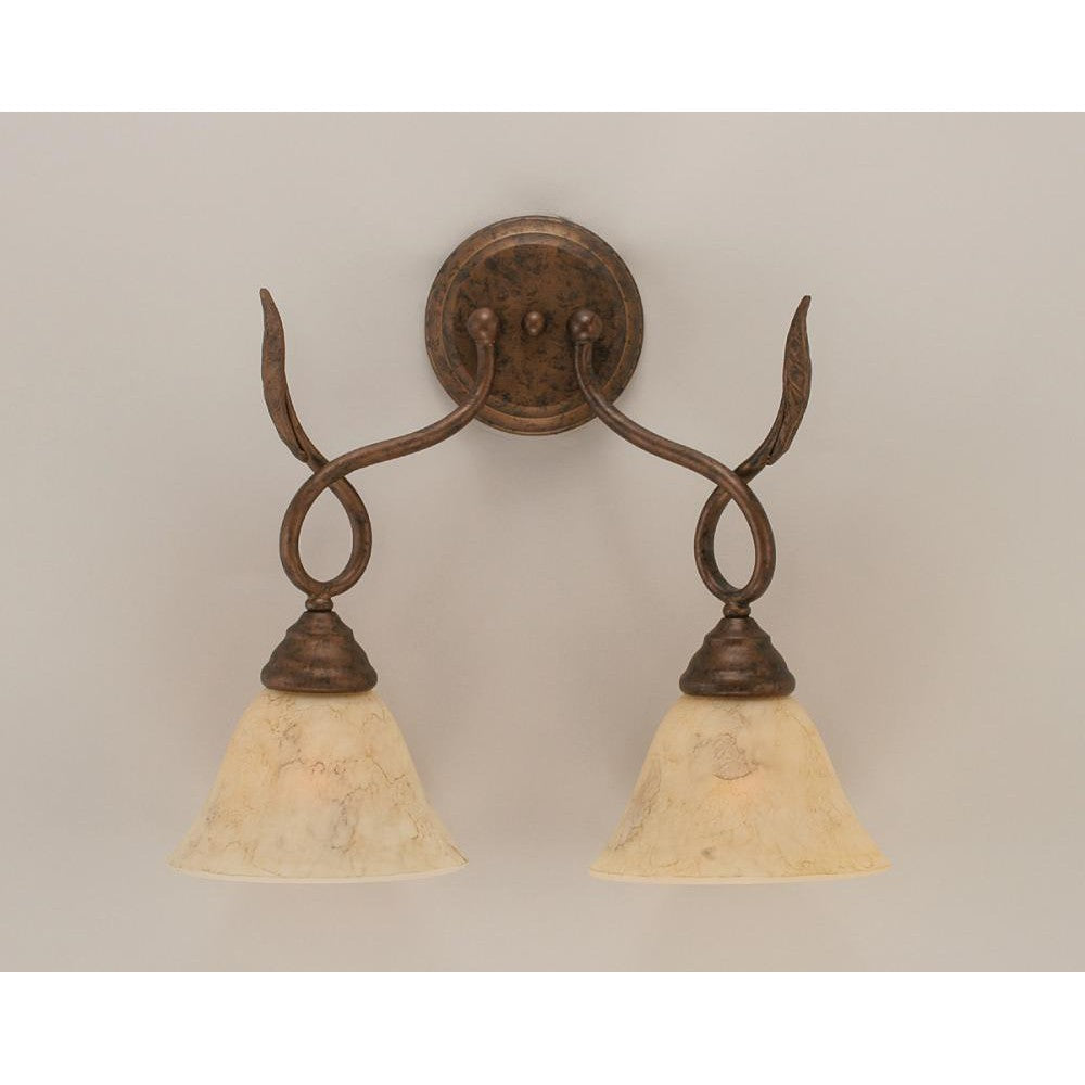 Toltec Company LEAF 110-BRZ-508 Sconce Traditional - Bronze