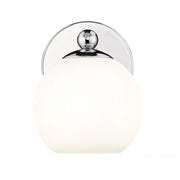 1 Light Wall Sconce-Opal Etched