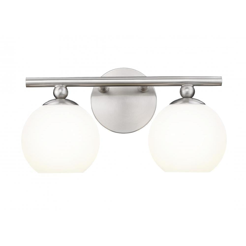 2 Light Vanity-Opal Etched