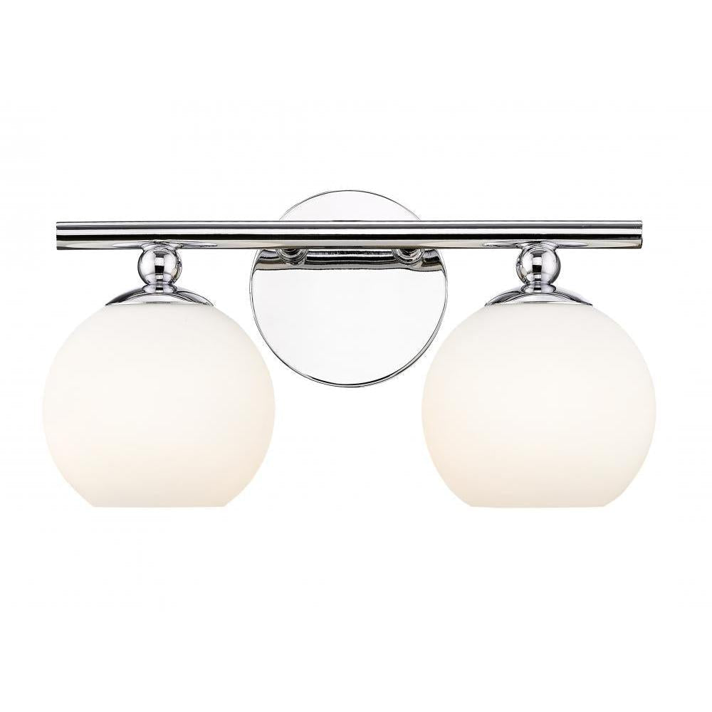 2 Light Vanity-Opal Etched