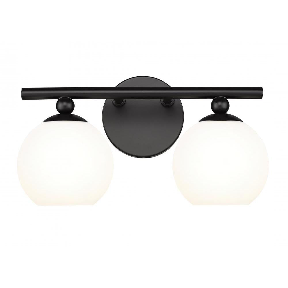 2 Light Vanity-Opal Etched