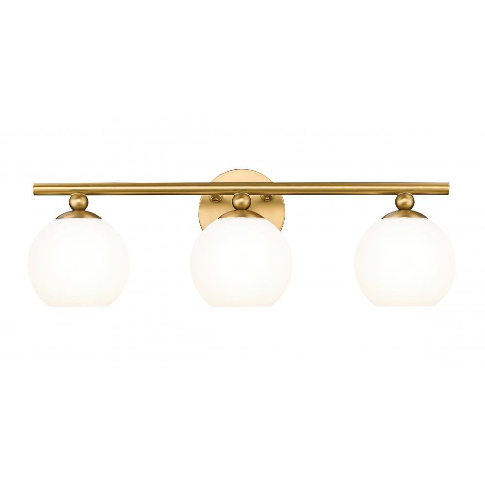 3 Light Vanity-Opal Etched