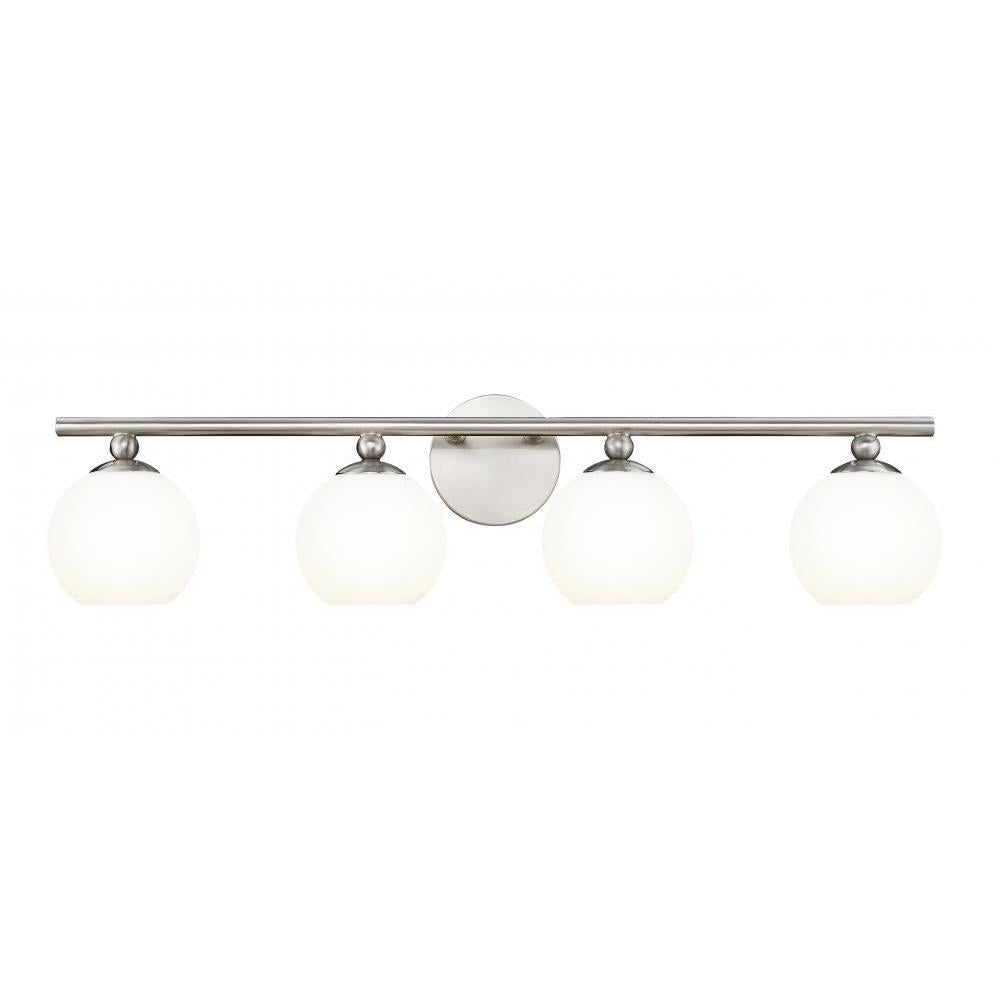 4 Light Vanity-Opal Etched