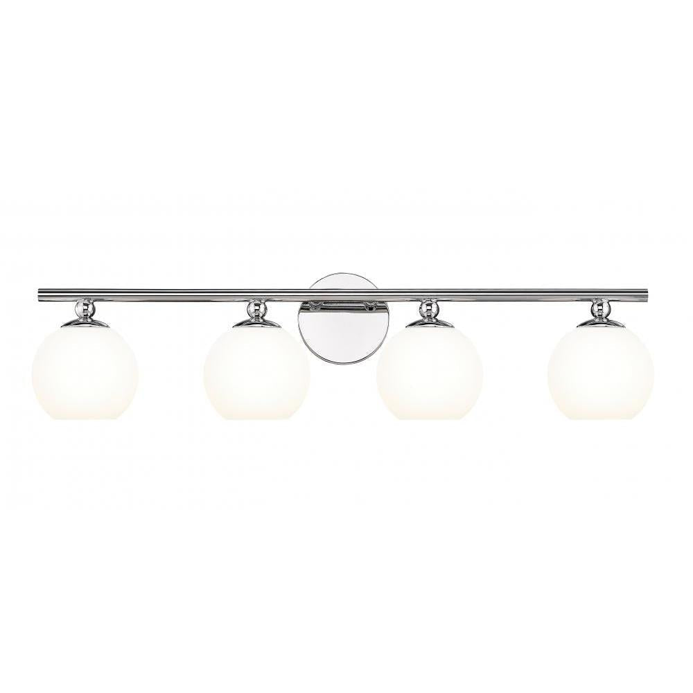 4 Light Vanity-Opal Etched