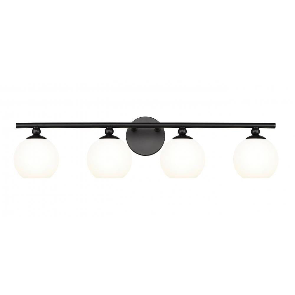 4 Light Vanity-Opal Etched