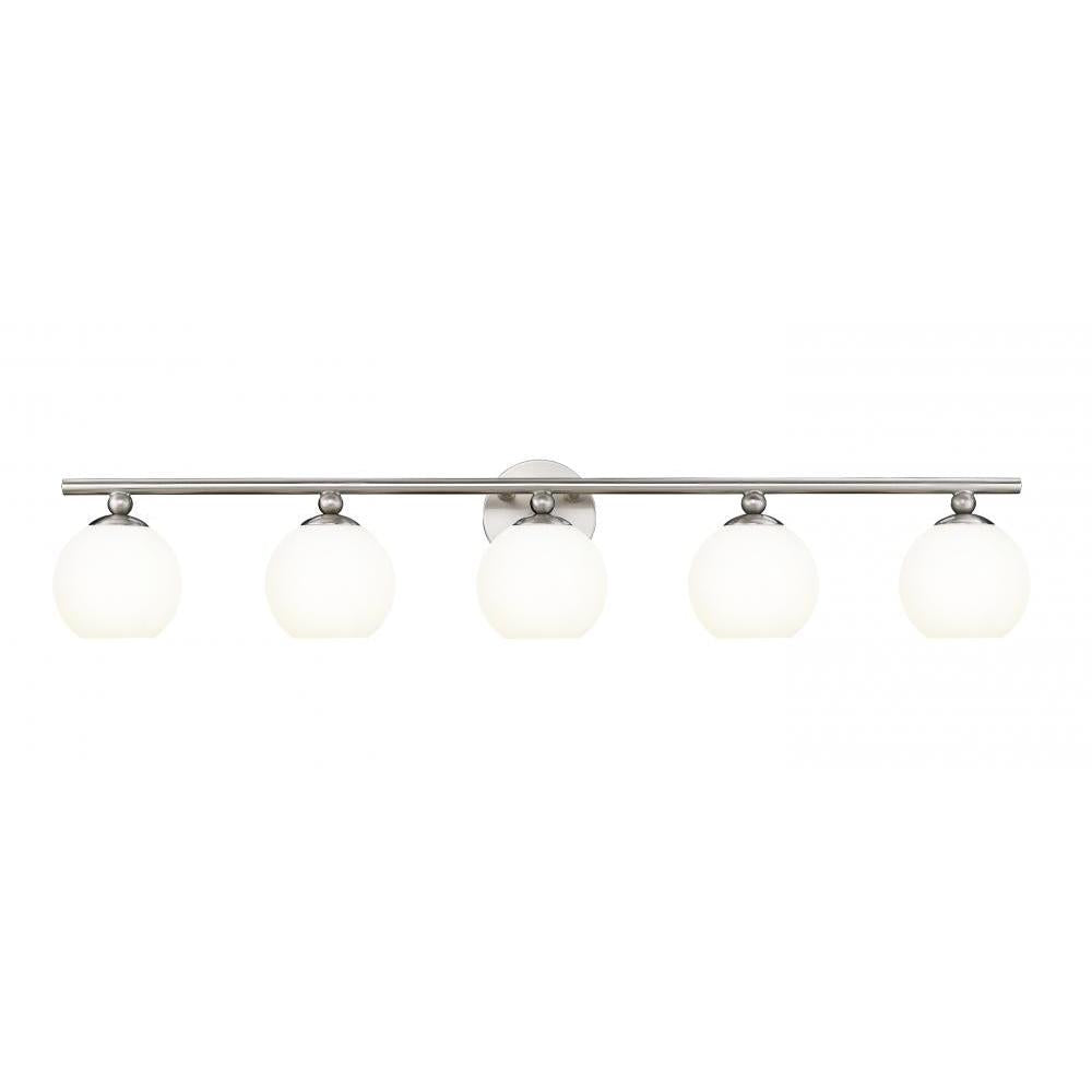 5 Light Vanity-Opal Etched