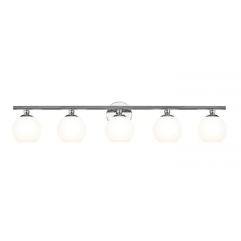 5 Light Vanity-Opal Etched