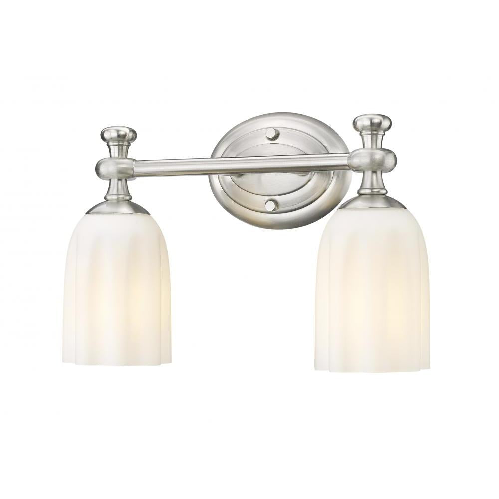 2 Light Vanity-Opal Etched