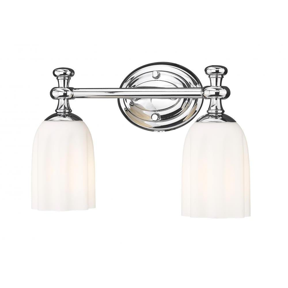 2 Light Vanity-Opal Etched