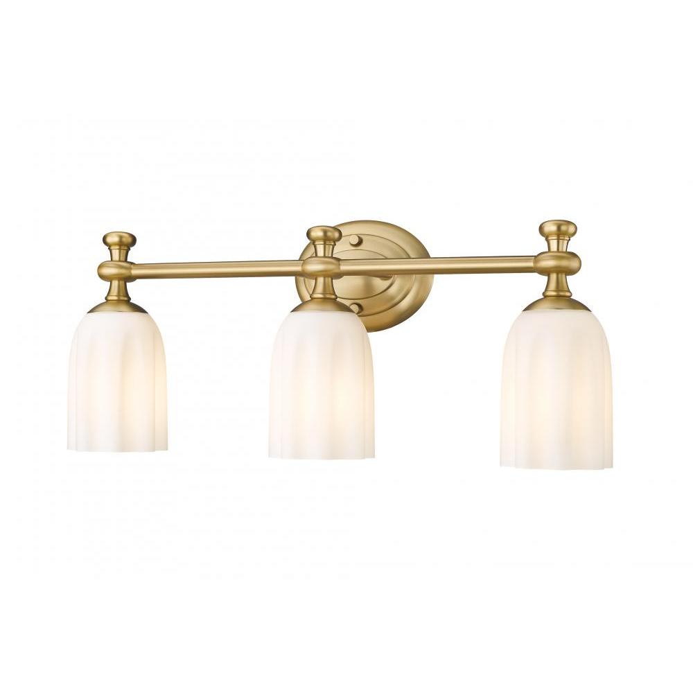 3 Light Vanity-Opal Etched