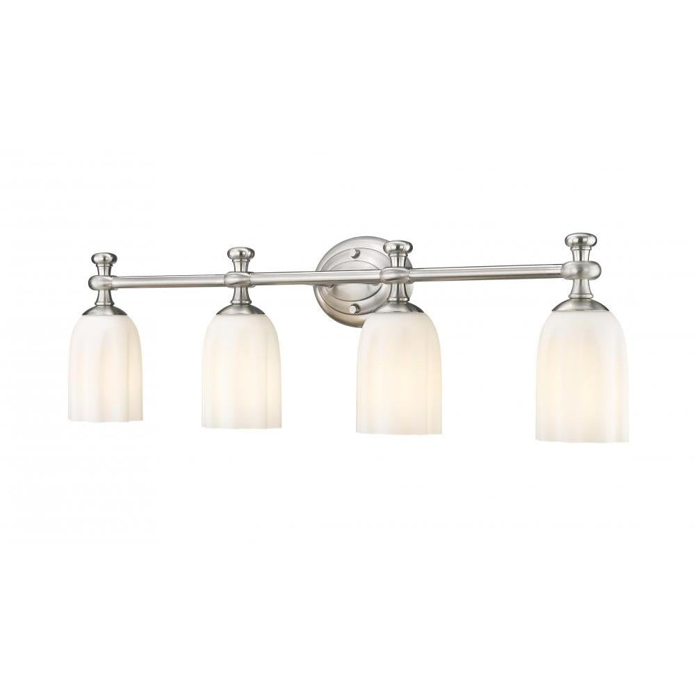 4 Light Vanity-Opal Etched