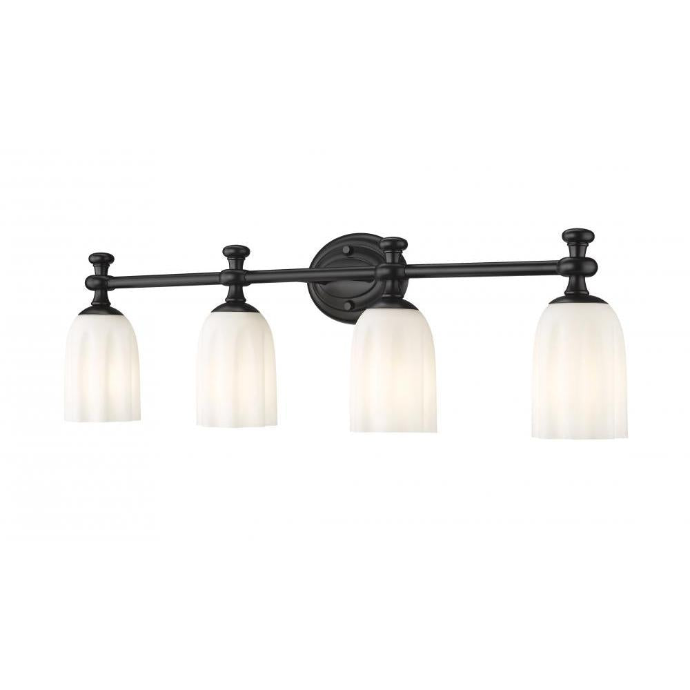 4 Light Vanity-Opal Etched