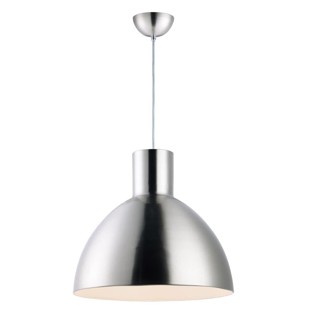 Cora 19.75 Inch Semi Flush Mount Light – Satin Nickel