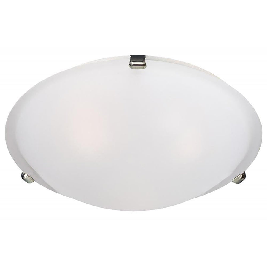Maxim Lighting 11060FTSN Malaga 20 Inch Flush Mount Light – Satin Nickel