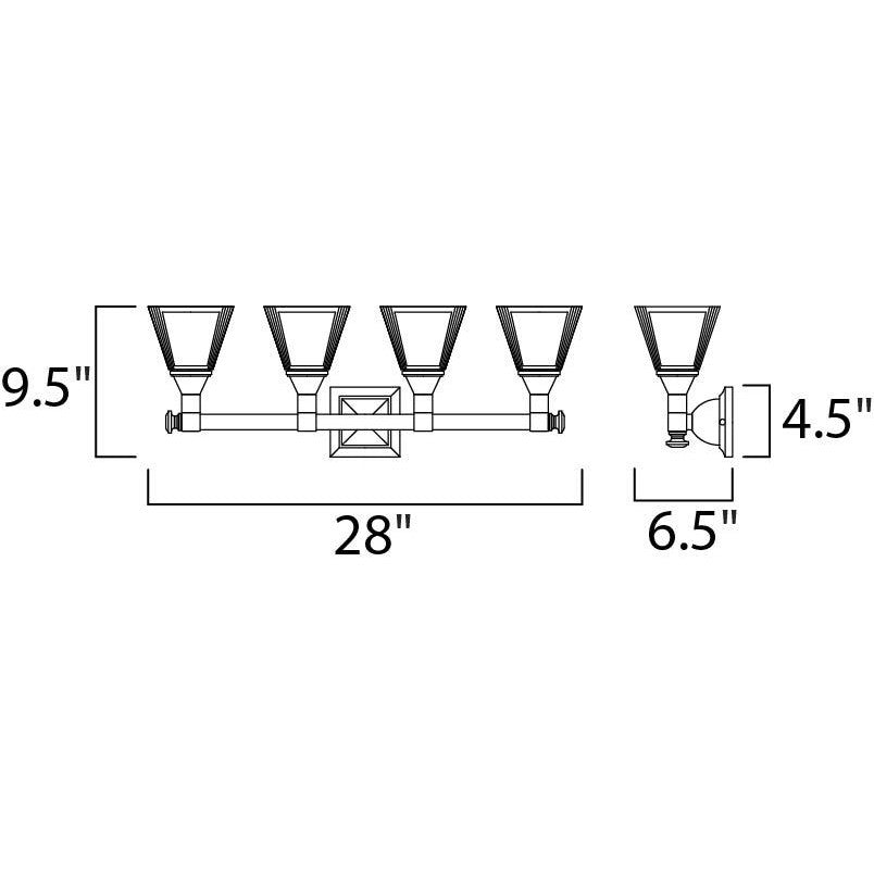 Maxim Lighting BRENTWOOD 11079FTSN Bathroom Fixture Americana - Nickel