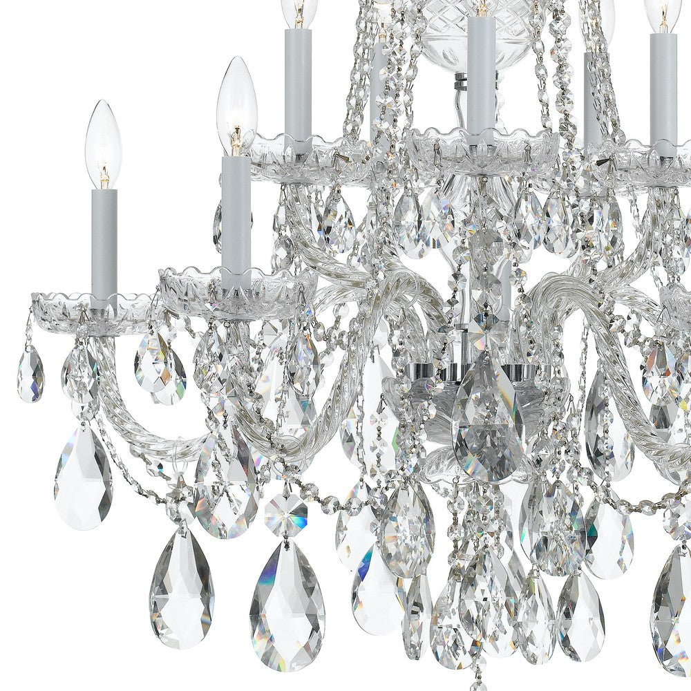 Crystorama TRADITIONAL CRYSTAL 1110-CH-CL-MWP Chandelier Americana - Polished Chrome