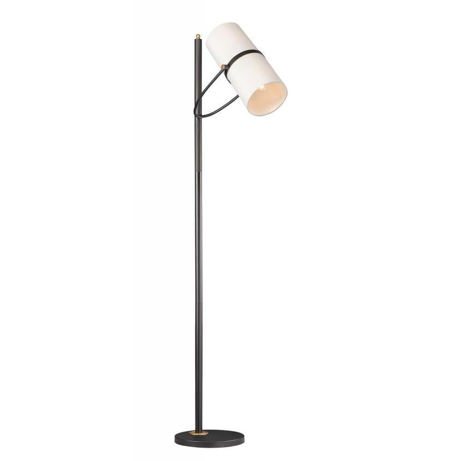 Oscar 11.75 Inch Floor Lamp – Bronze / Antique Brass