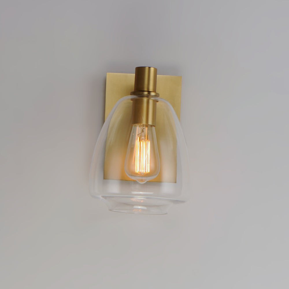 Maxim Lighting BABYLON 11111CLSBR Sconce Nautical - Brass