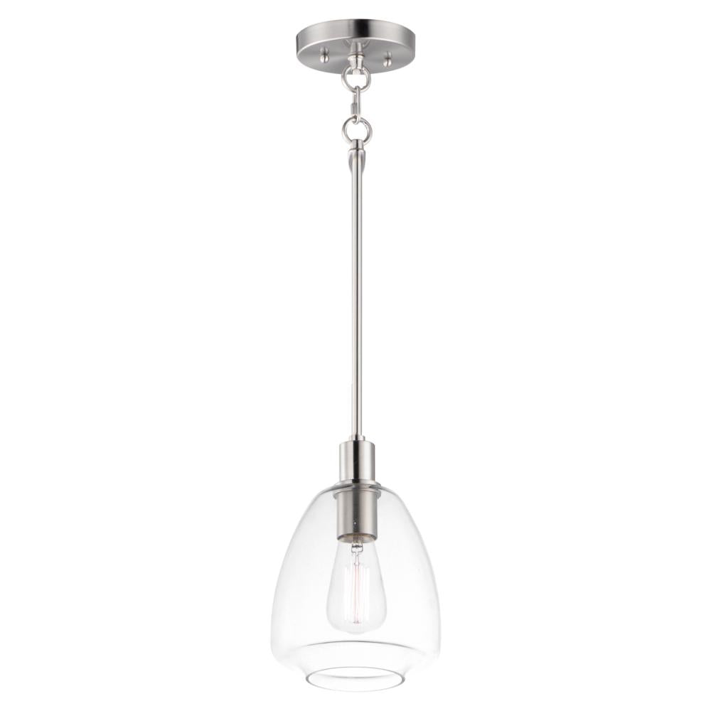 Maxim Lighting BABYLON 11112CLSN Pendant Nautical - Nickel