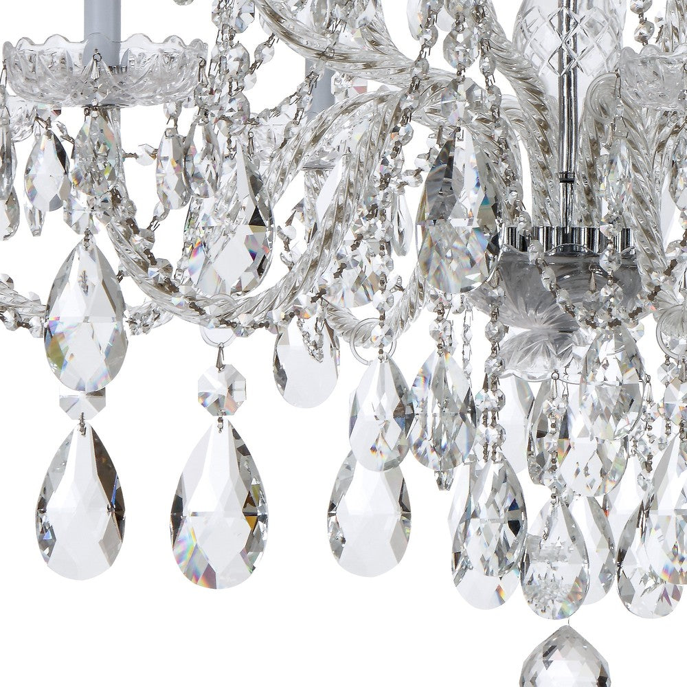 Crystorama TRADITIONAL CRYSTAL 1112-CH-CL-MWP Chandelier Americana - Polished Chrome