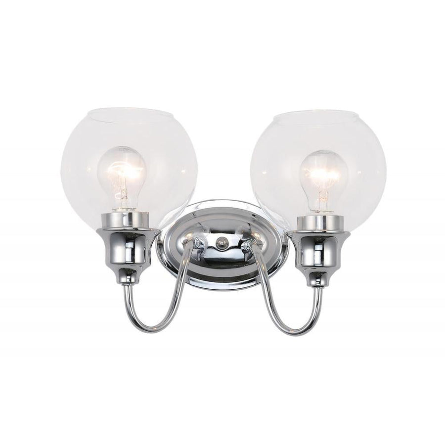 Maxim Lighting 1112CLPC Ballord 14 Inch Bathroom Vanity - Polished Chrome