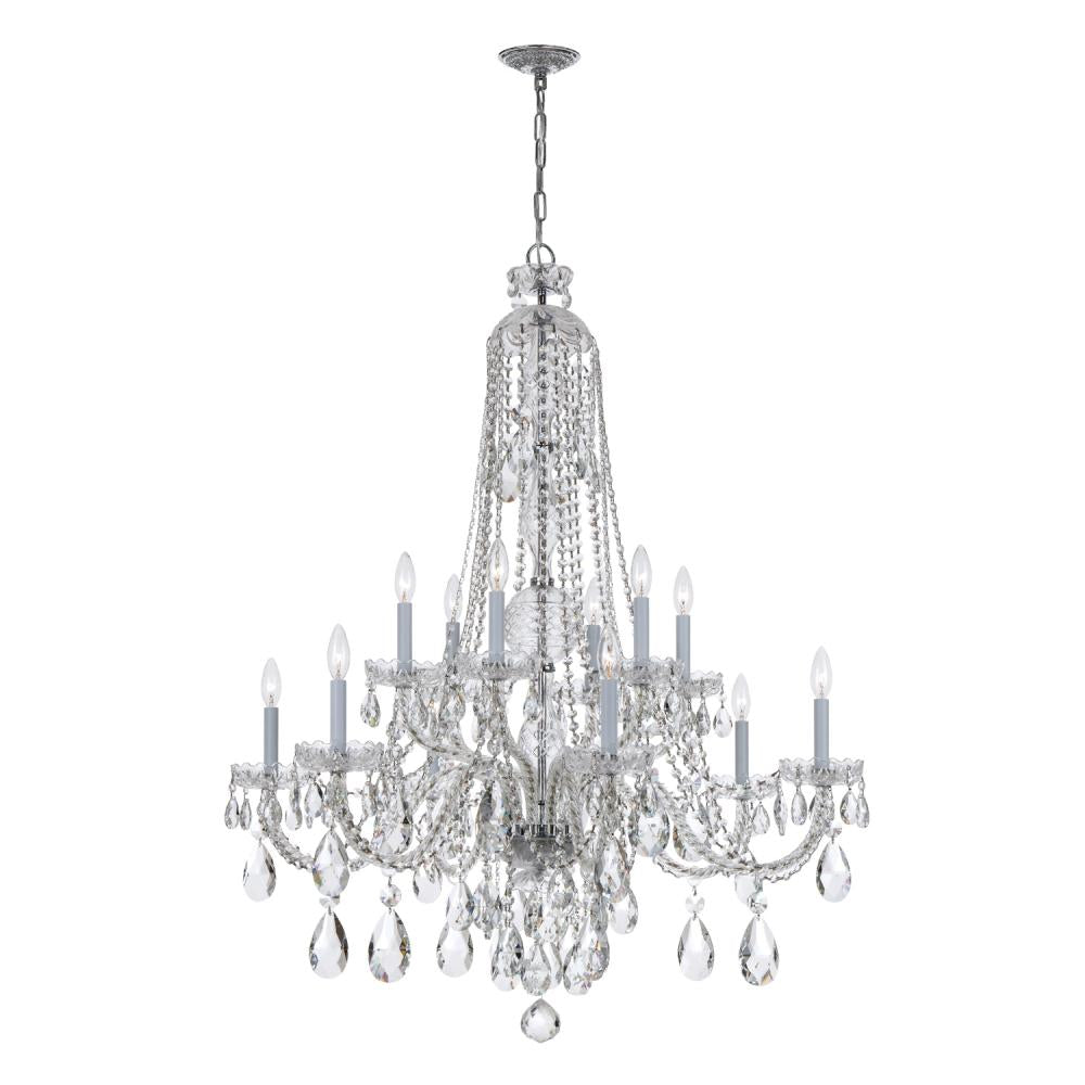 Crystorama TRADITIONAL CRYSTAL 1114-CH-CL-MWP Chandelier Americana - Polished Chrome