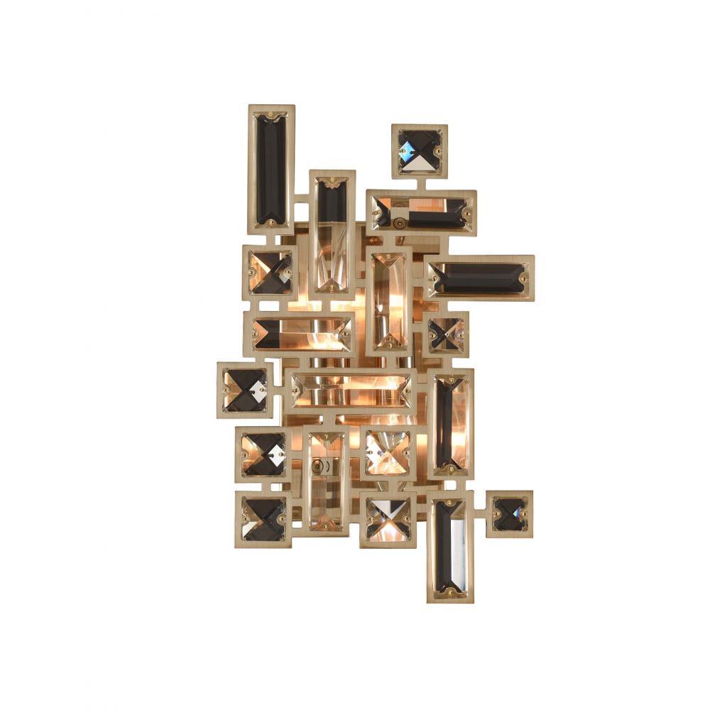 Tapatta Luxury Crystal Sconce – Bronze