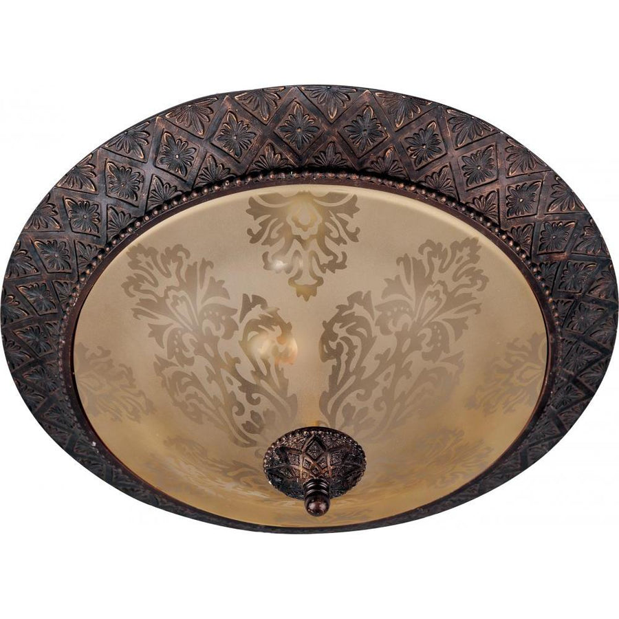 Maxim Lighting 11240SAOI Symphony 19 Inch Flush Mount Light – Oil Rubbed Bronze