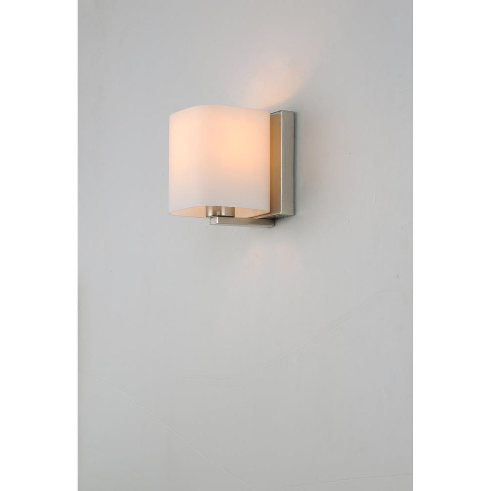 Maxim Lighting WRAP 11251SWSN Bathroom Fixture Transitional - Nickel