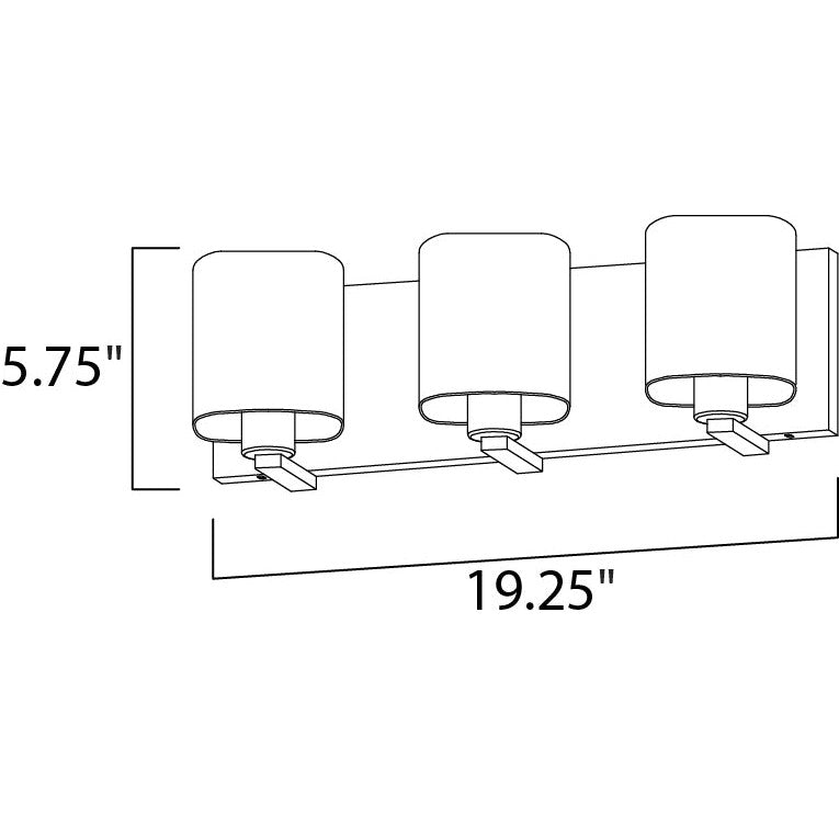 Maxim Lighting WRAP 11253SWPC Bathroom Fixture Transitional - Chrome