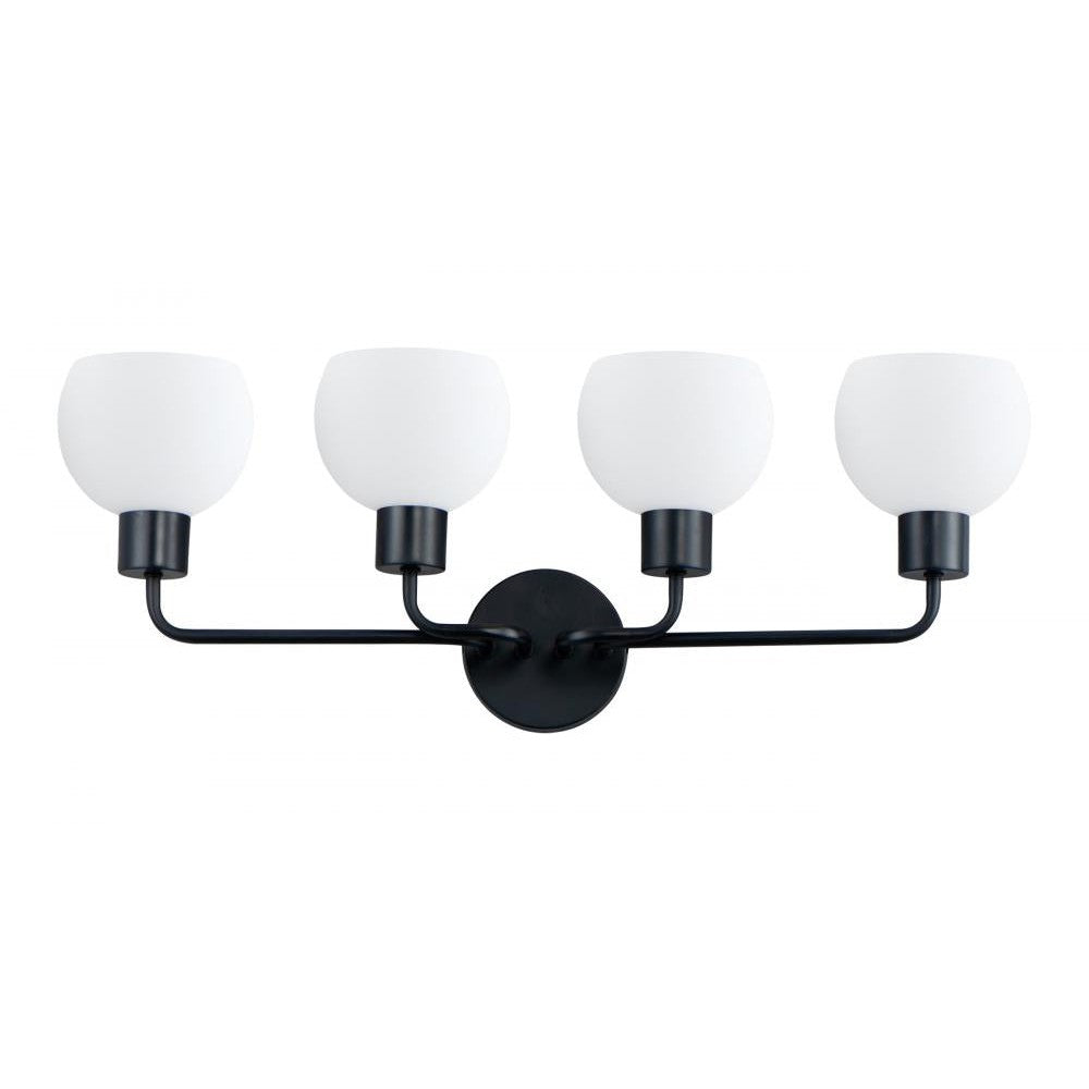 Maxim Lighting CORALINE 11274SWBK Bathroom Fixture Country Rustic - Black