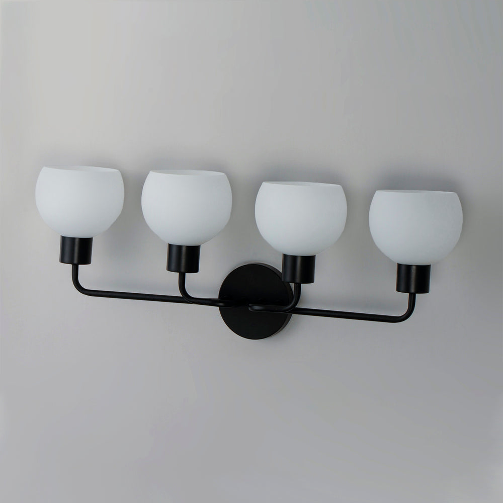 Maxim Lighting CORALINE 11274SWBK Bathroom Fixture Country Rustic - Black