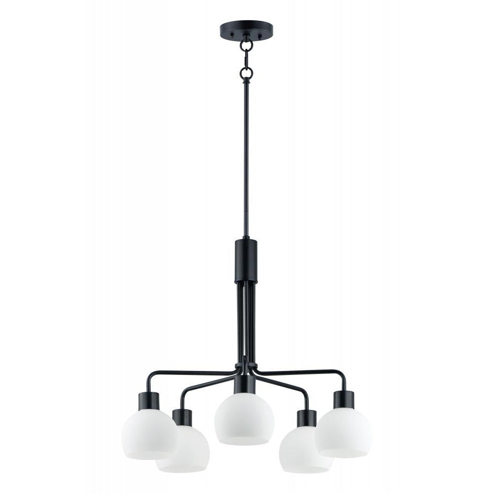 Maxim Lighting CORALINE 11277SWBK Chandelier Country Rustic - Black