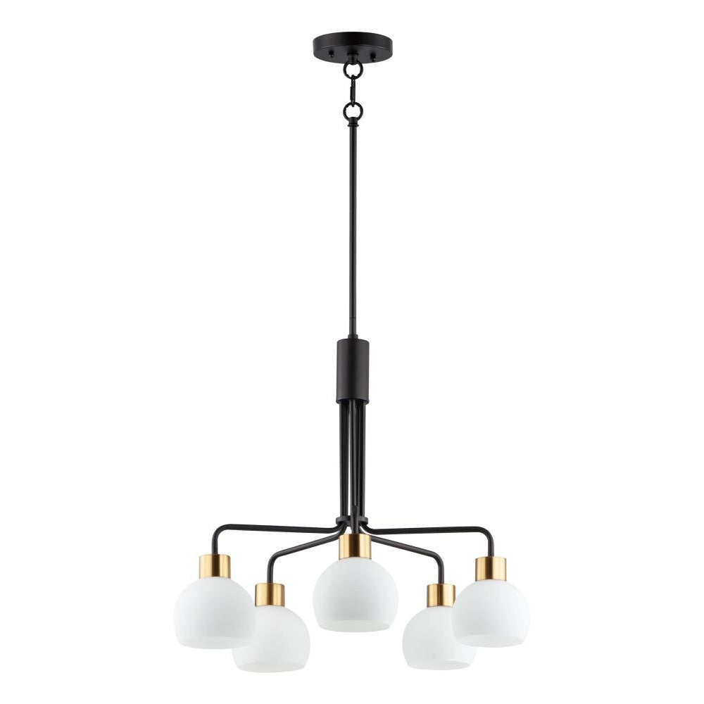 Maxim Lighting CORALINE 11277SWBZSBR Chandelier Country Rustic - Brass