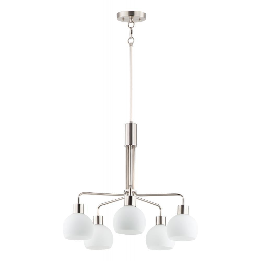 Coraline 26.75 Inch Chandelier – Satin Nickel
