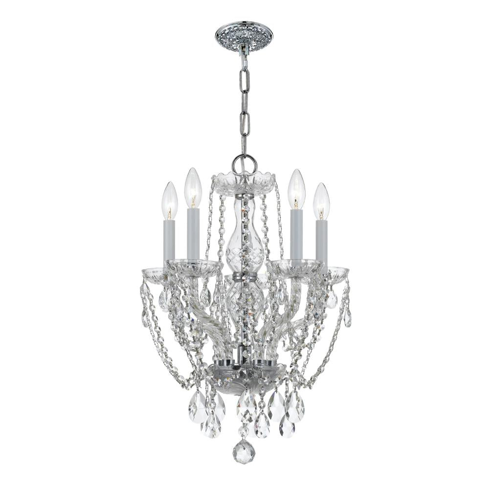 Crystorama TRADITIONAL CRYSTAL 1129-CH-CL-MWP Mini Chandelier Americana - Polished Chrome