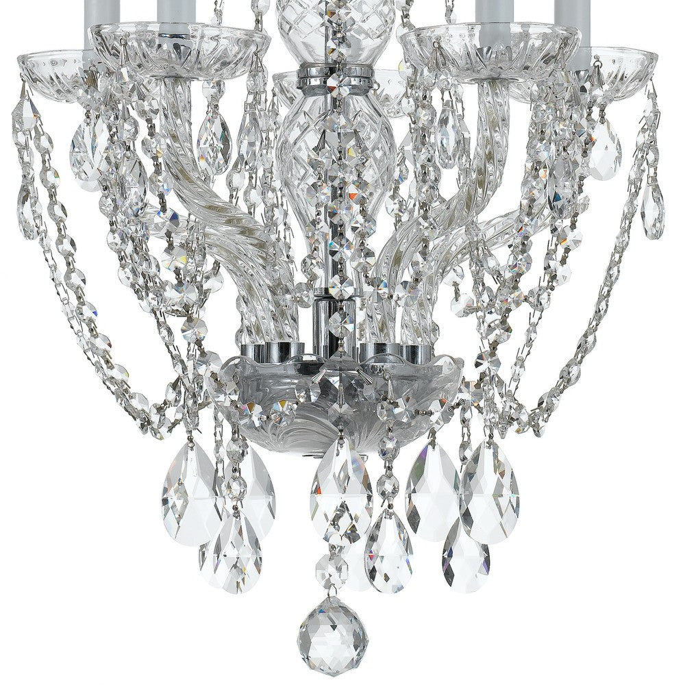 Crystorama TRADITIONAL CRYSTAL 1129-CH-CL-MWP Mini Chandelier Americana - Polished Chrome