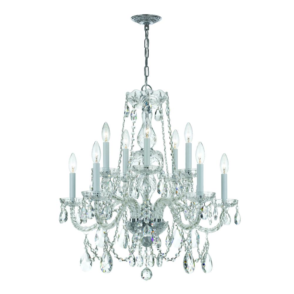 Crystorama TRADITIONAL CRYSTAL 1130-CH-CL-MWP Chandelier Americana - Polished Chrome