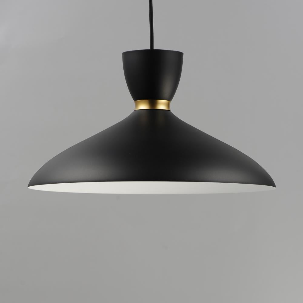 Maxim Lighting CARILLON 11304BKSBR Pendant - Black Satin Brass