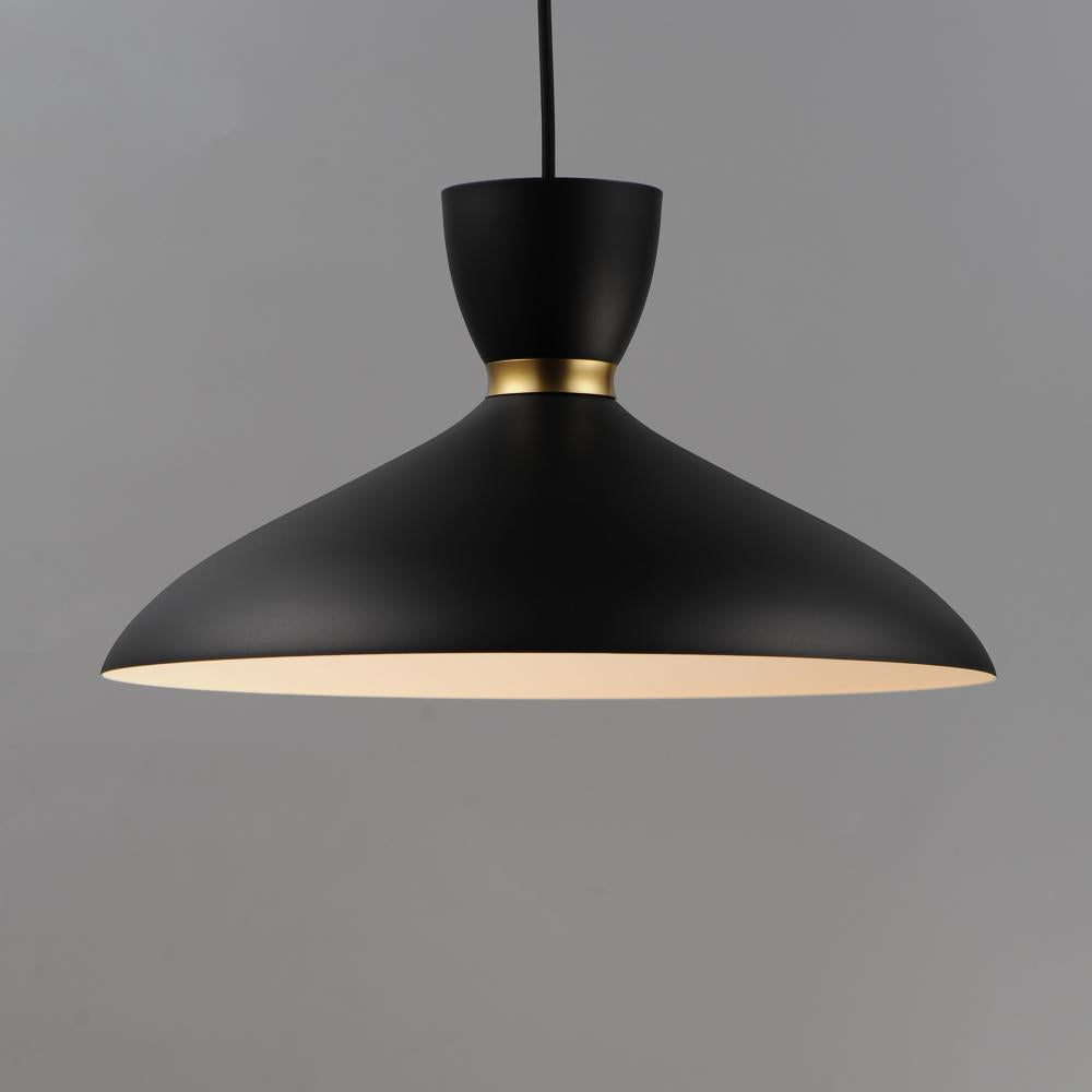 Maxim Lighting CARILLON 11304BKSBR Pendant - Black Satin Brass