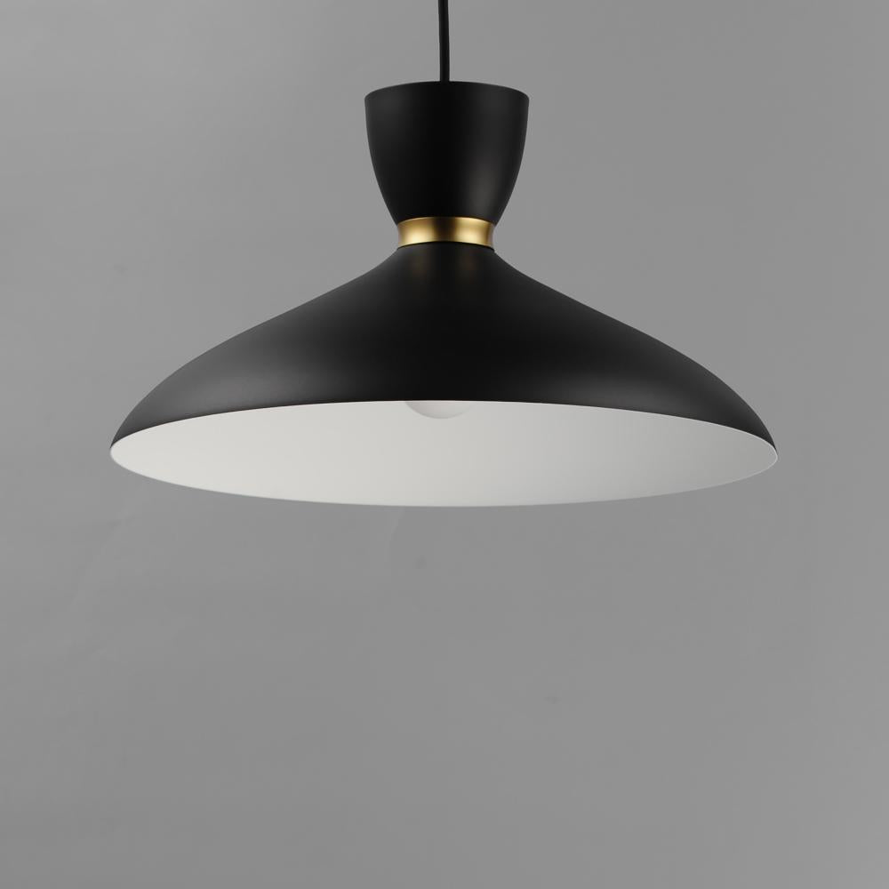 Maxim Lighting CARILLON 11304BKSBR Pendant - Black Satin Brass