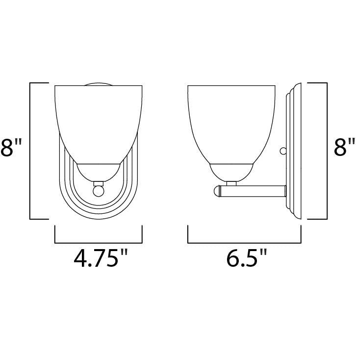 Maxim Lighting AXIS 11311FTPC Bathroom Fixture Americana - Chrome