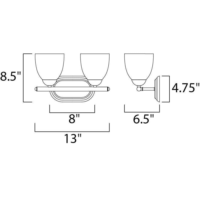 Maxim Lighting AXIS 11312FTOI Bathroom Fixture Americana - Bronze