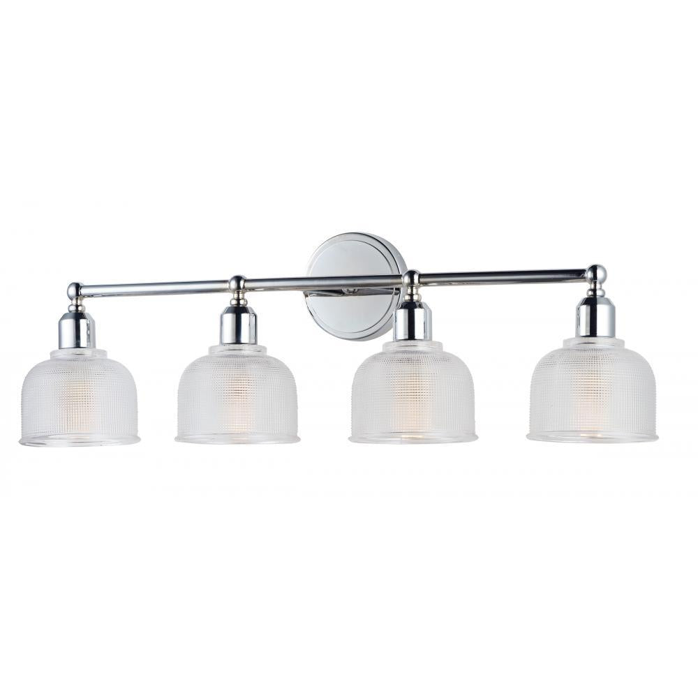 Hollow 31 Inch Bathroom Vanity - Polished Chrome