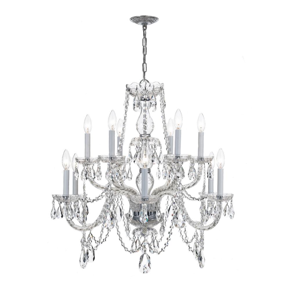 Crystorama TRADITIONAL CRYSTAL 1135-CH-CL-I Chandelier Americana - Polished Chrome